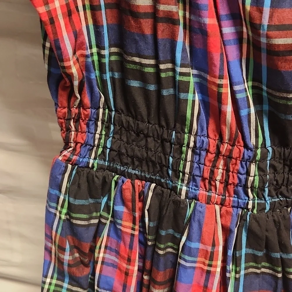 NWOT, J. Crew Crewcuts Stuart Tartan puff sleeves dress sz 12 girls